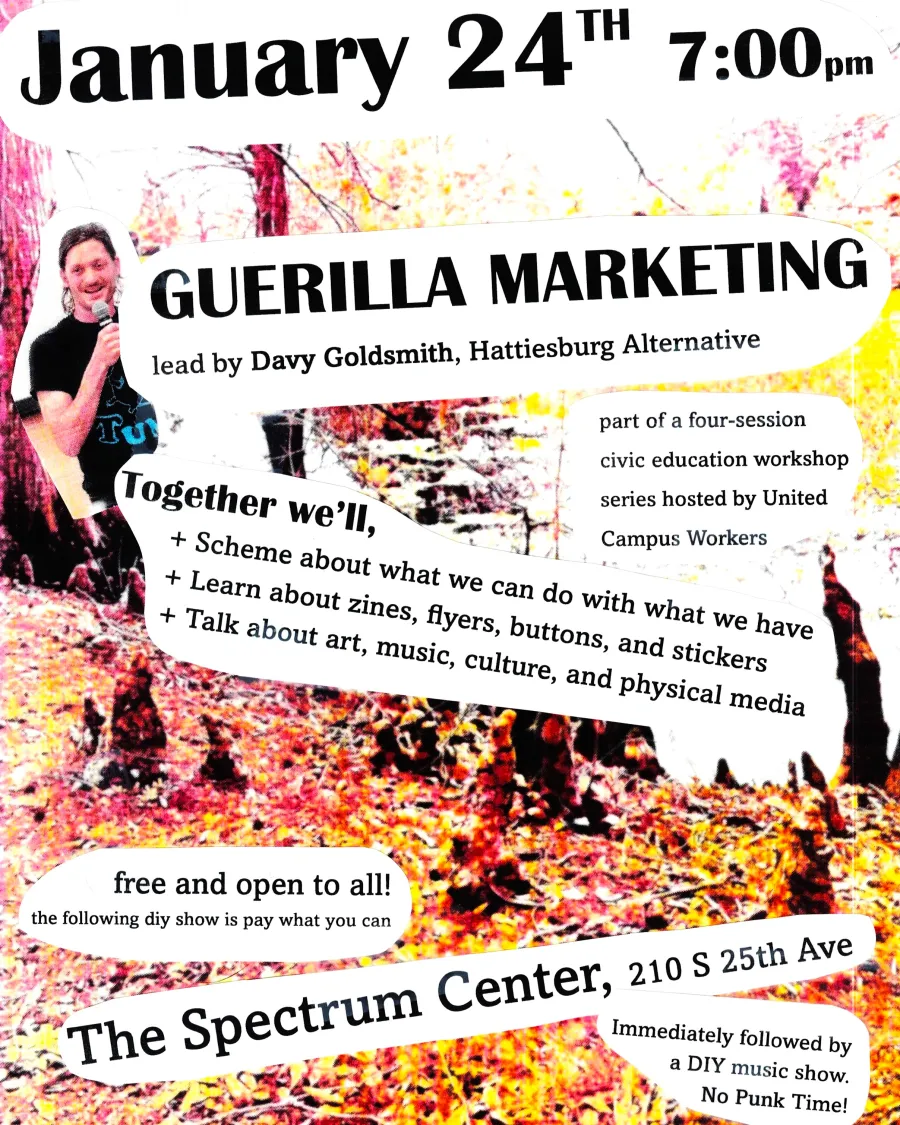 Guerilla Marketing Flyer