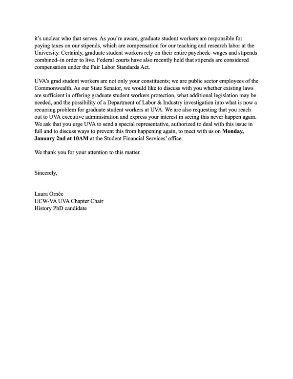 Letter to Sen. Deeds 2